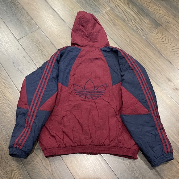 Adidas Vintage Puffer Starter Style Jacket - size L/XL - Picture 6 of 8